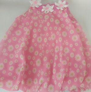 Toffee Apple Balloon Hem Floral Pink Dress
